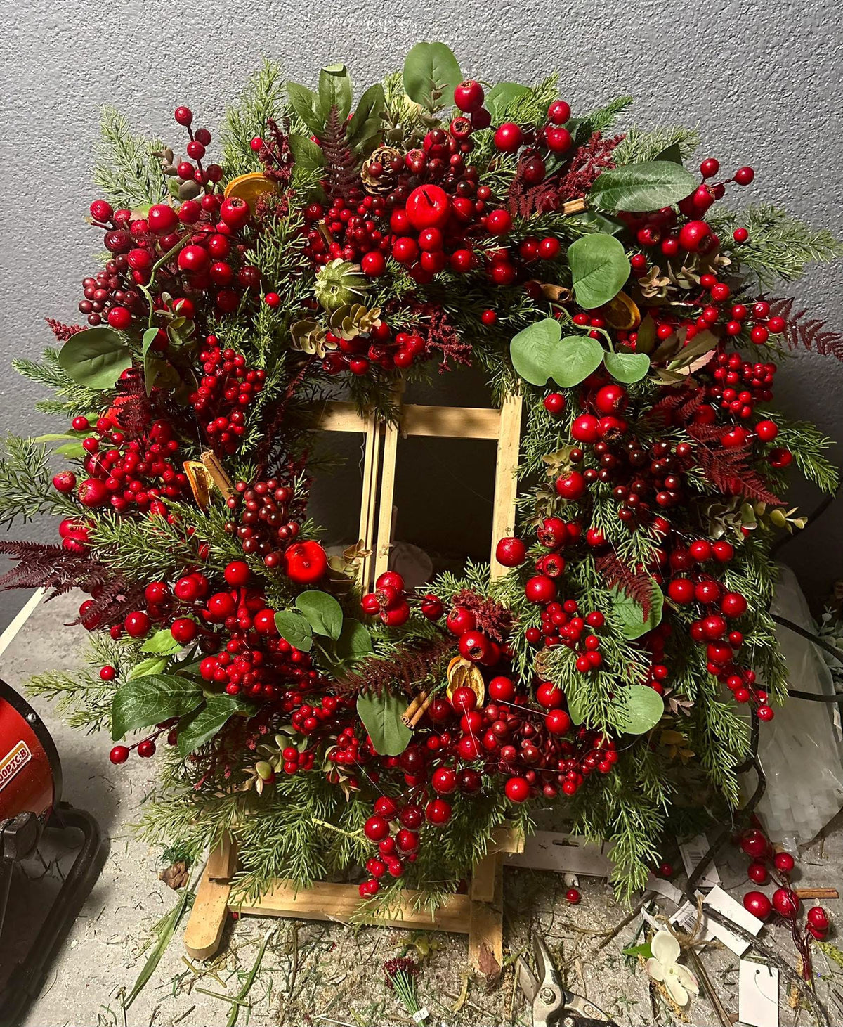 Luxe Berry Wreath