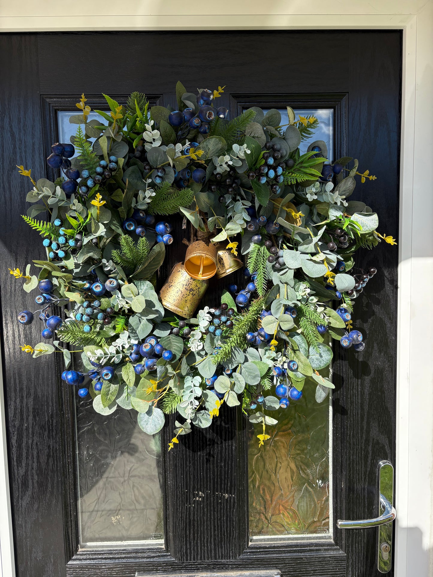BlueBerry Bell Eucalyptus Wreath
