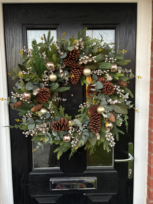 Champagne Supernova Wreath