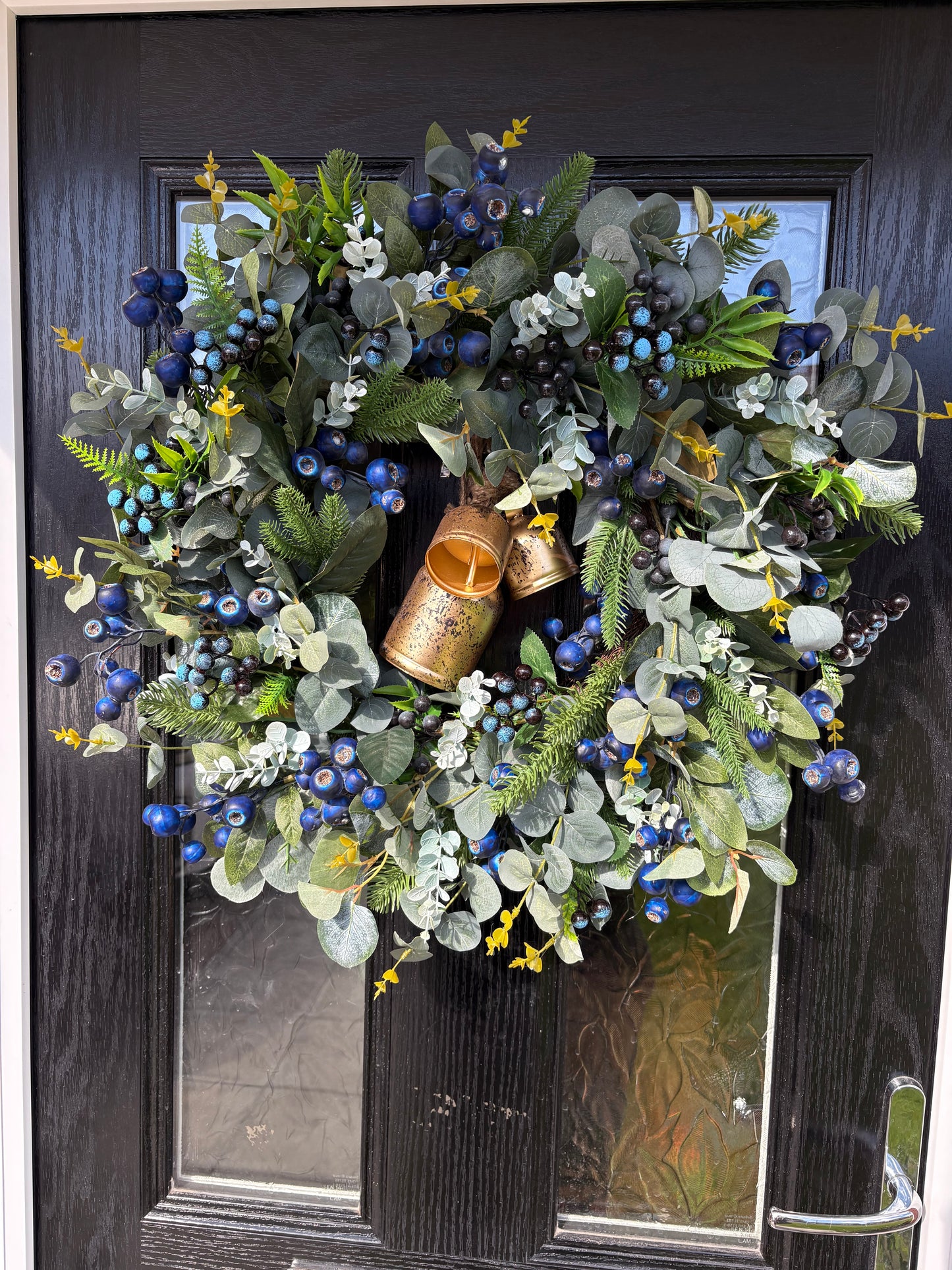 BlueBerry Bell Eucalyptus Wreath