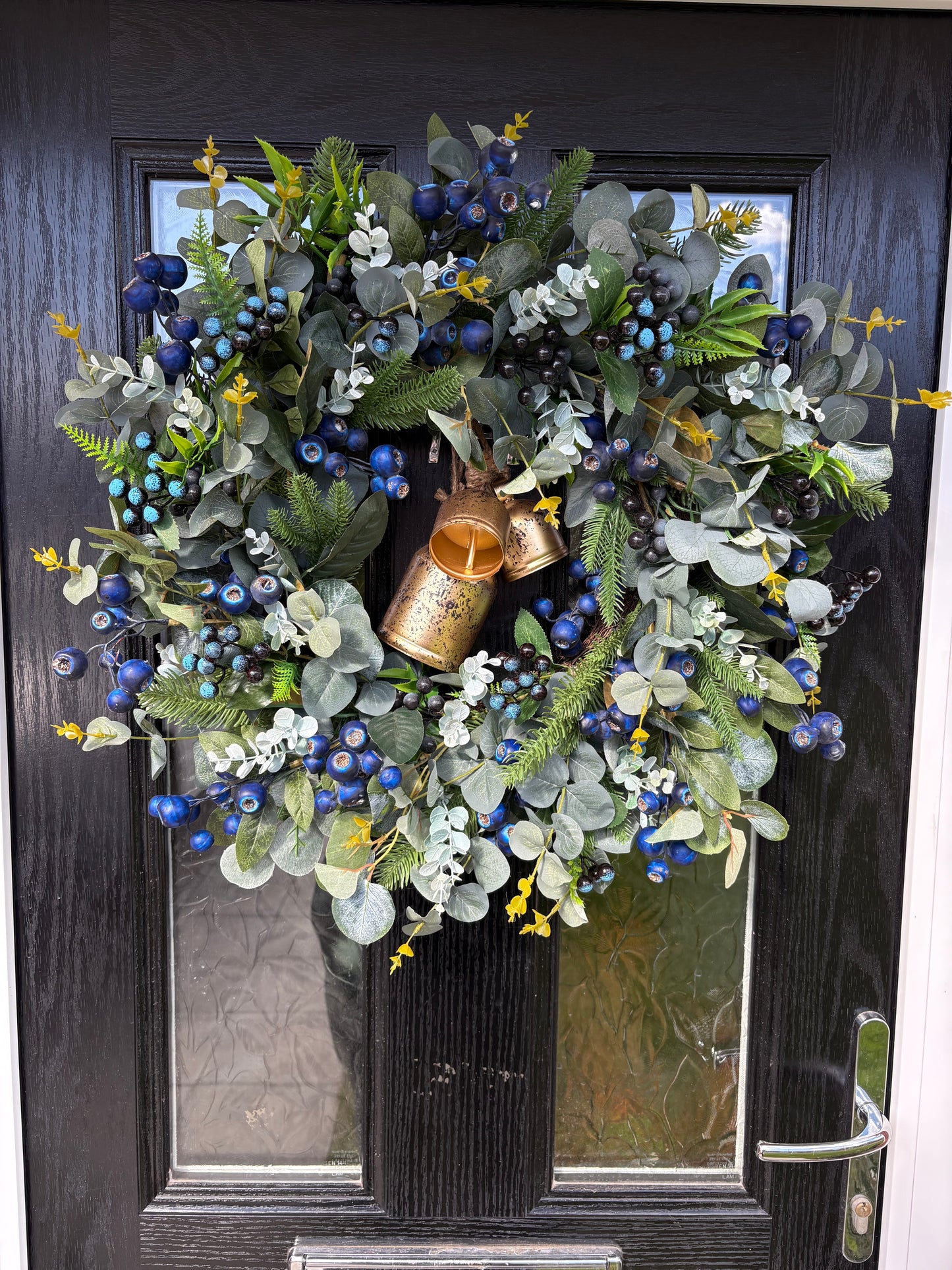 BlueBerry Bell Eucalyptus Wreath