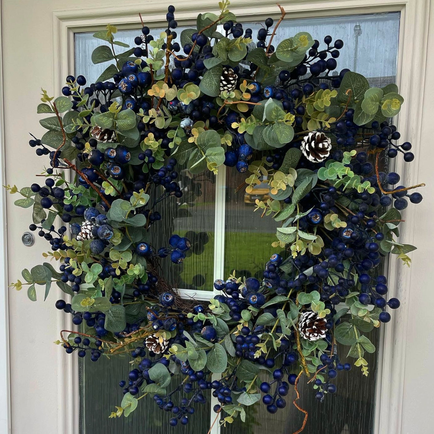 Blue Berry Wreath Large 60cm
