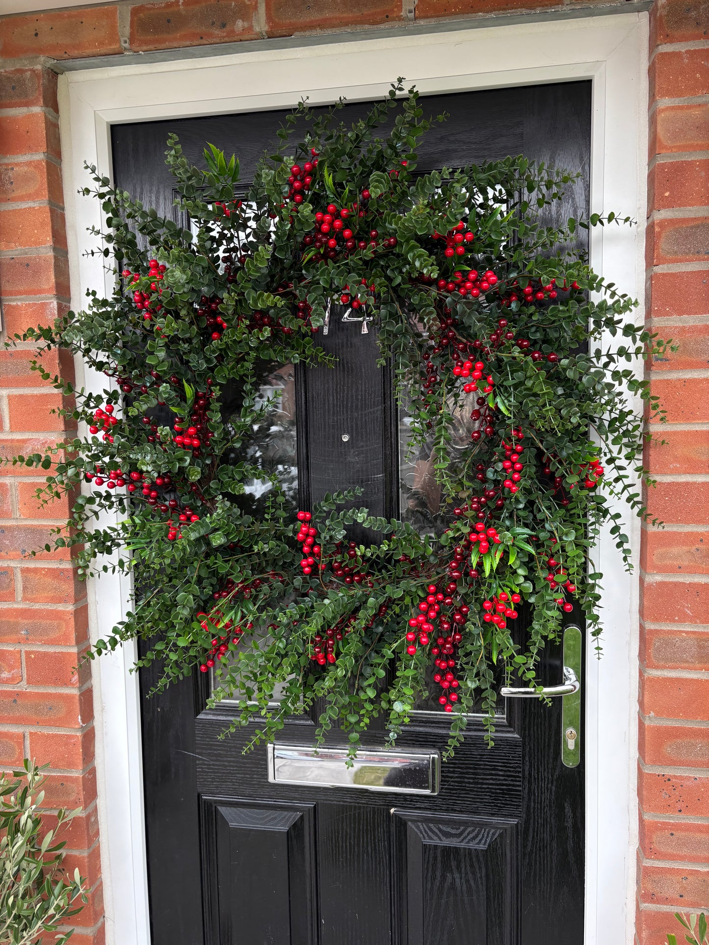 XXL Red Berry Wreath Large 85cm