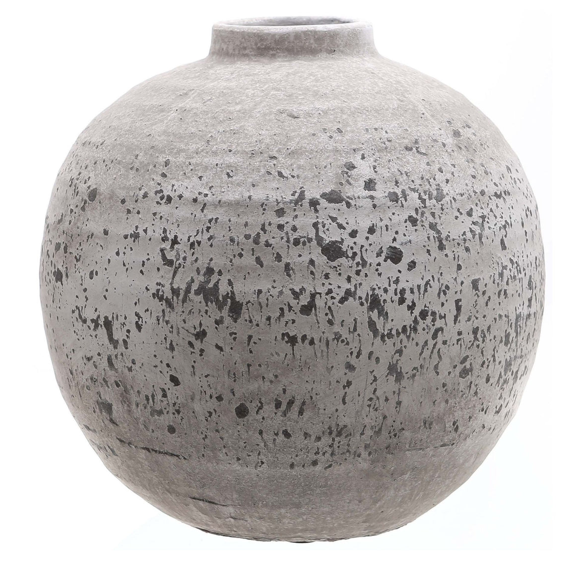 Tiber Large grey ceramic vase (vase only)